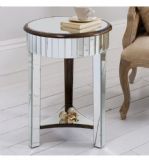 Deco Mirrored Side Table